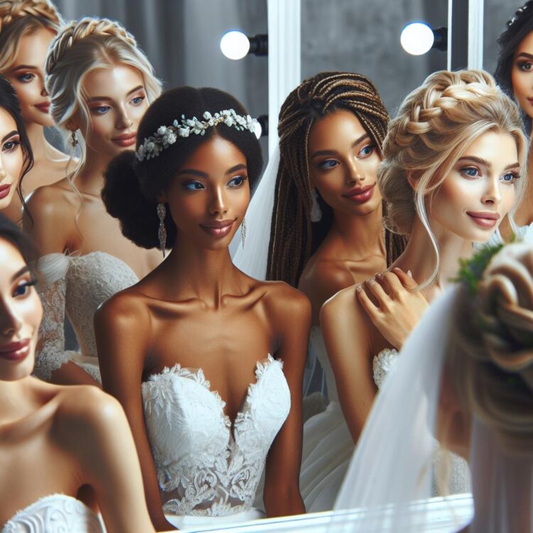 "Choose a Bridal Hairstyle to Complement Every Love Story"